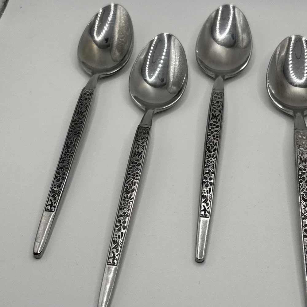 MCM Stanley Roberts Stainless Flatware (6) Teaspoons MARTEZ Japan